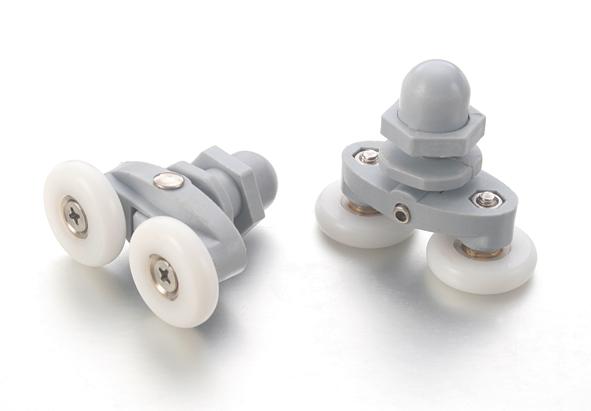Bathroom Chain Pole Double Wheel Runner for Shower Cabins HS006